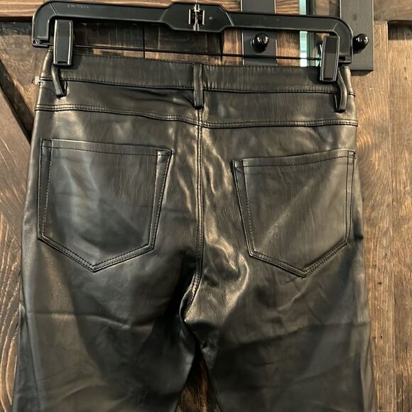 Zara faux leather black pants XS - Picture 5 of 9